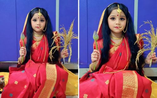 চার বছরের ছোট্ট বৃতি বনিকের লক্ষ্মীরূপে মুগ্ধ কোচবিহার! কন্যাসন্তানের শক্তি ও সম্ভাবনার বার্তা